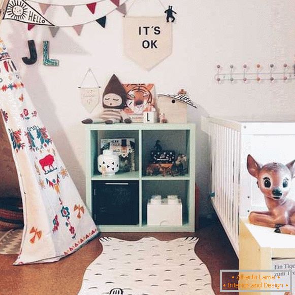 Интериор на малка детска стая
