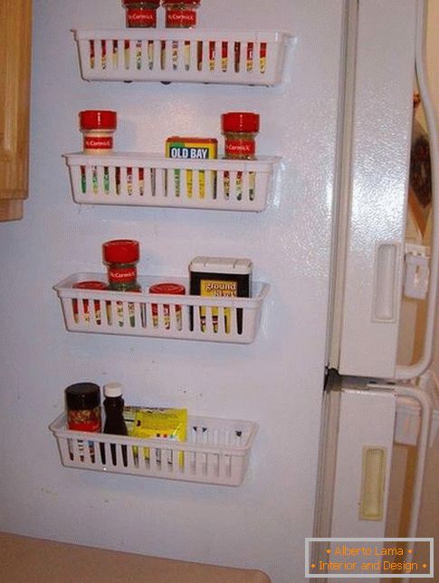 Магнитни кошници в хладилника