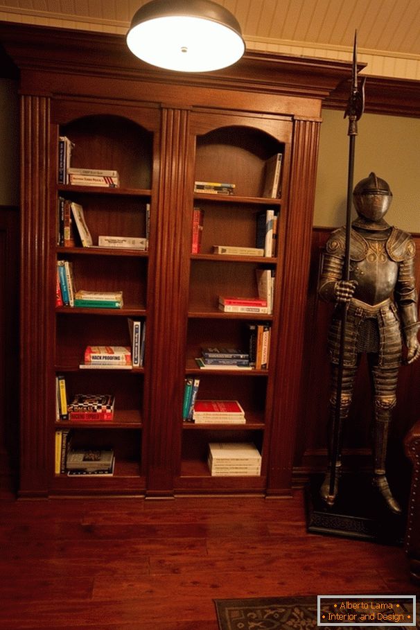 Библиотека и средновековен рицар