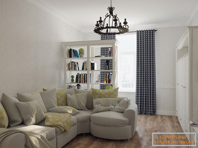 Изключителен интериор на апартамент в средиземноморски стил