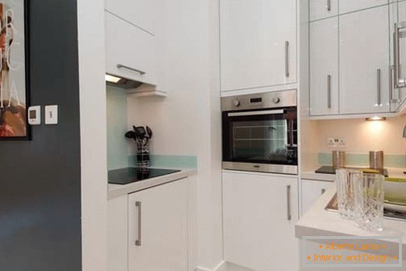 Кухненски дизайн в малък апартамент в Лондон