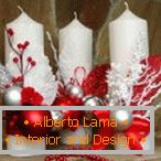 Декорирайте свещите за Нова година