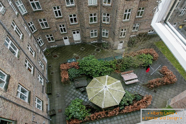 Интериорен дизайн апартамент 56 кв. М в стария квартал на Копенхаген