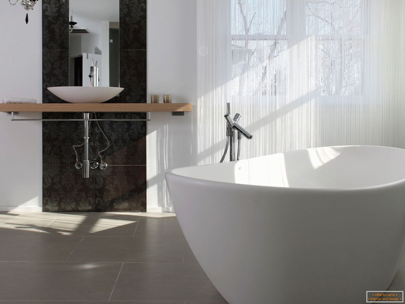 Лукс и простота в дизайна на банята
