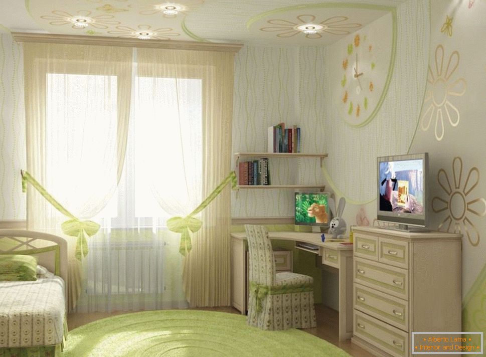 Стая за момиче с оригинално фоново осветление