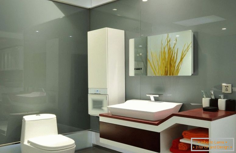 баня-дизайн-3d-уникален-съвременна баня-3d-интериорен дизайн изображение