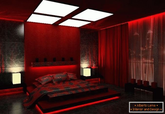 червена спалня, снимка 27
