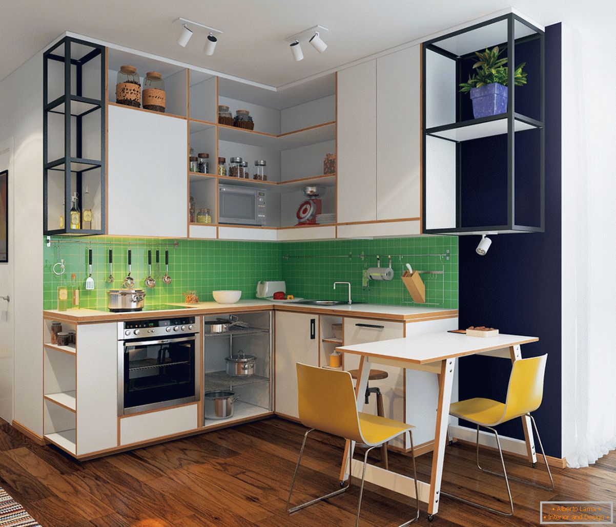 Дизайн в кухнята и всекидневната