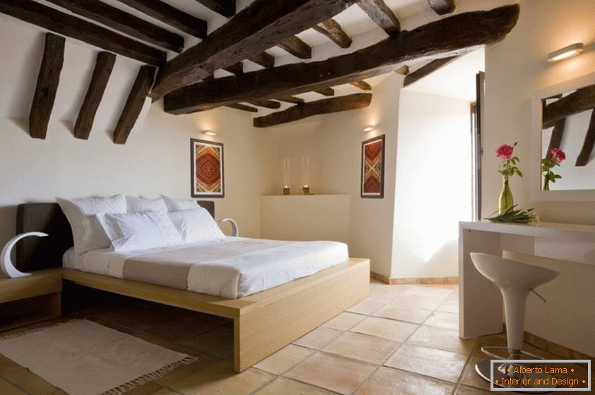 Дизайн на спалня в стила на Прованс