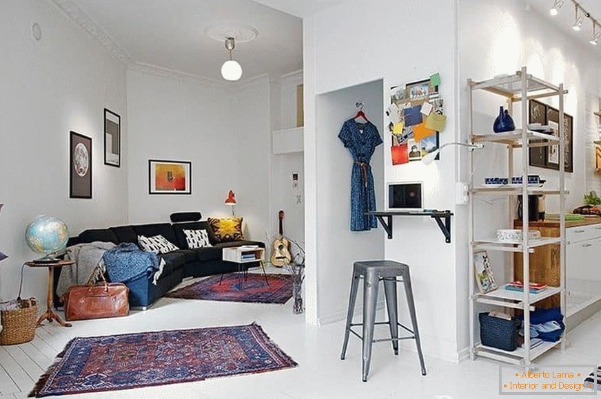 интериорен дизайн на малък апартамент