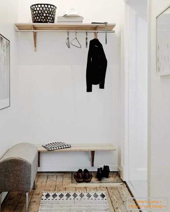 Дизайн на малък апартамент от 30 кв. М - идеята за дизайн на преддверие