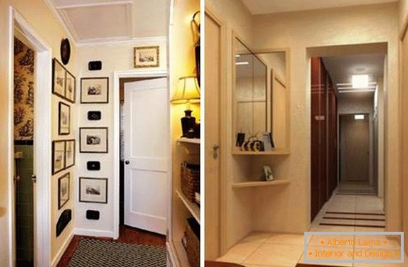 Дизайн на малки апартаменти Хрушчов - идеи за проектиране на коридора