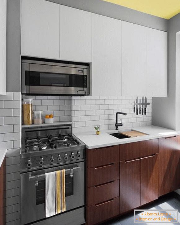 Най-добрите идеи за проектиране на малка кухня в апартамента Хрушчов