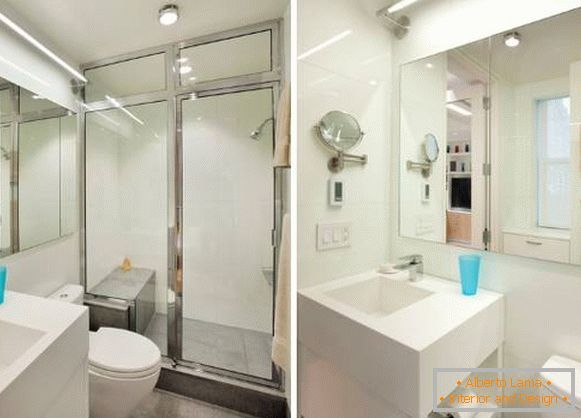 Дизайн на баня в малък апартамент от 40 кв.м.