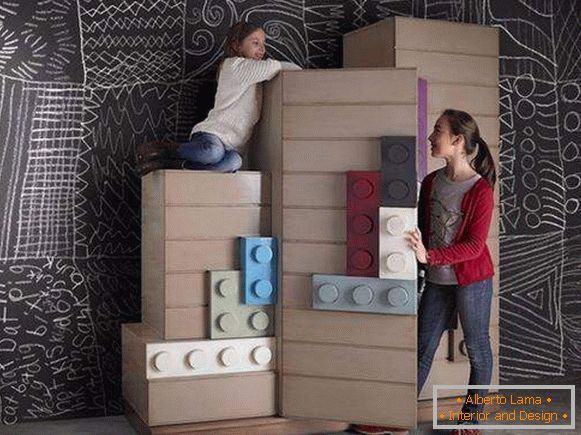 Мебели за едностайни апартаменти с детска снимка