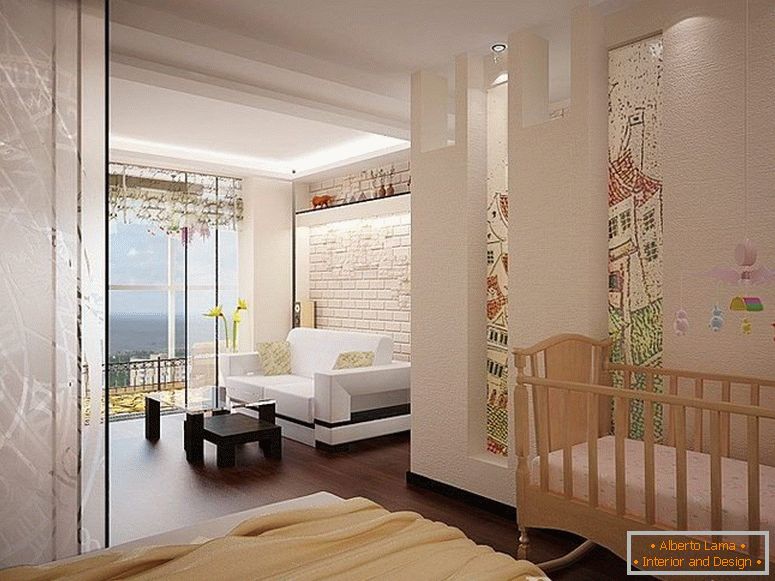 Двустаен апартамент с панорамен прозорец