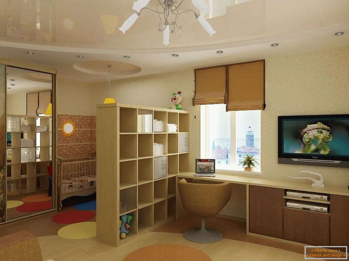 Дизайнерска стая за млади родители с бебе