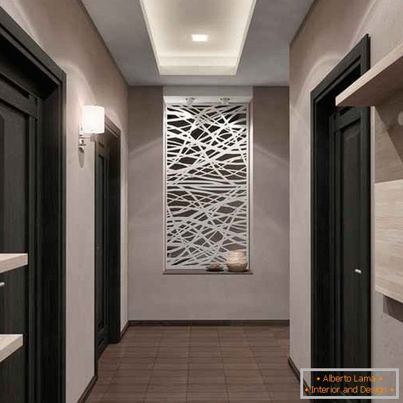 коридор интериорен дизайн снимка в къщата частна, снимка 57