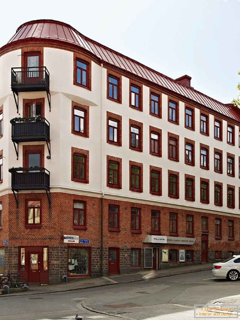 Пет етажна жилищна сграда в Швеция