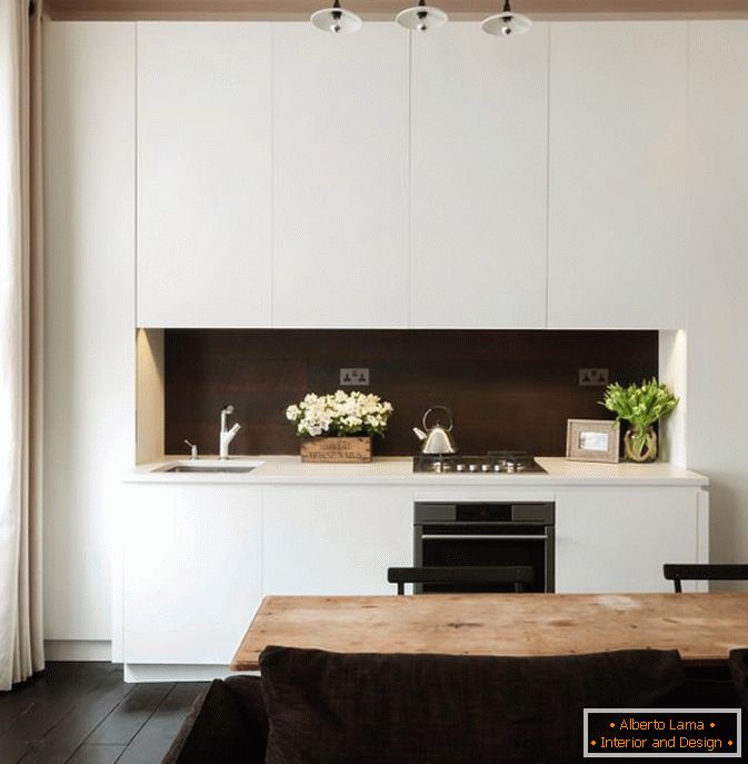Кухненски апартамент-студио в модерен стил