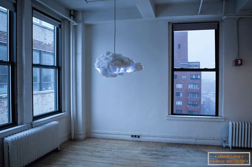 Тази интерактивна облачна лампа ще доведе до гръмотевична буря в дома ви