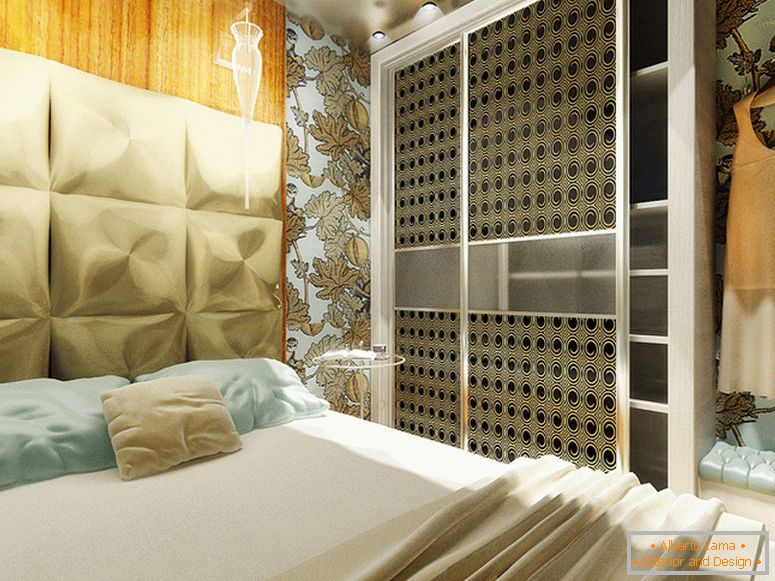 Уютна спалня в пастелни цветове