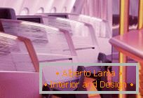 Футуристический салон-бар для редовен пътнически самолет от VW + BS и Virgin Atlantic