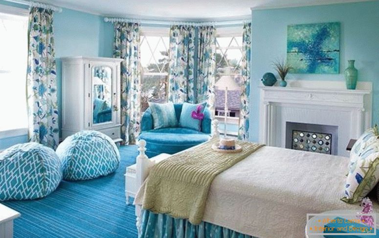 Жилищна стая за стена Декориране на идеи Тапети Къща в най - удивителния апартамент спалня синьо за дома - Човек 17