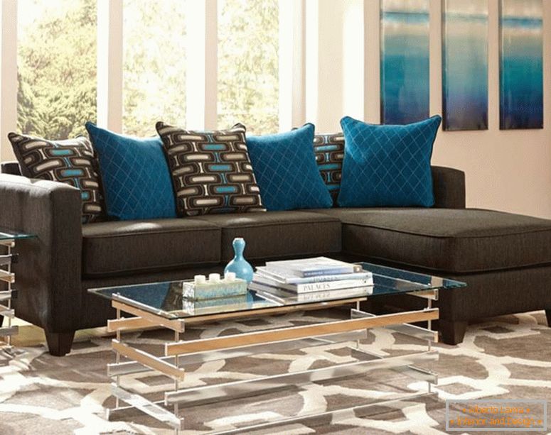 страхотно-синьо-диван-за-дневна-диван-в-евтин-модерен диван-декорация-прост дизайн-диван-за-семейство