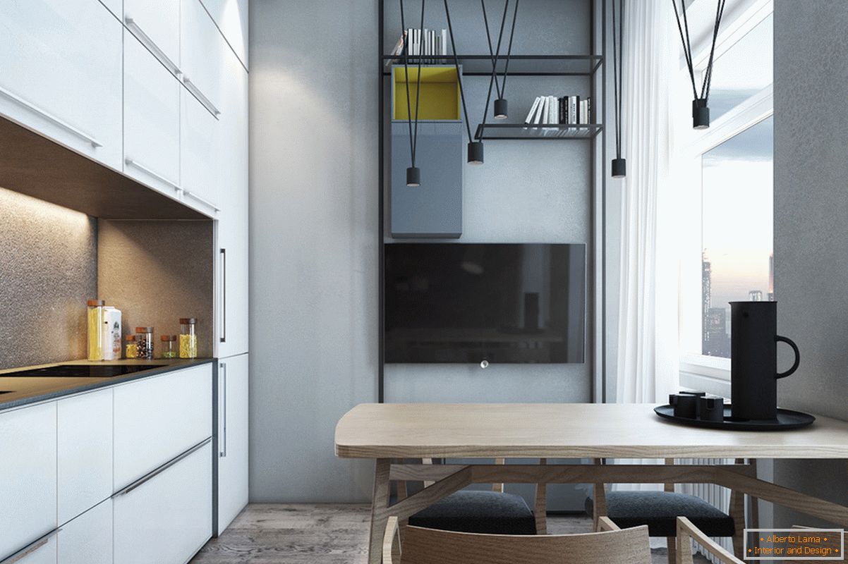 Дизайн за малък апартамент в скандинавски стил - фото 2