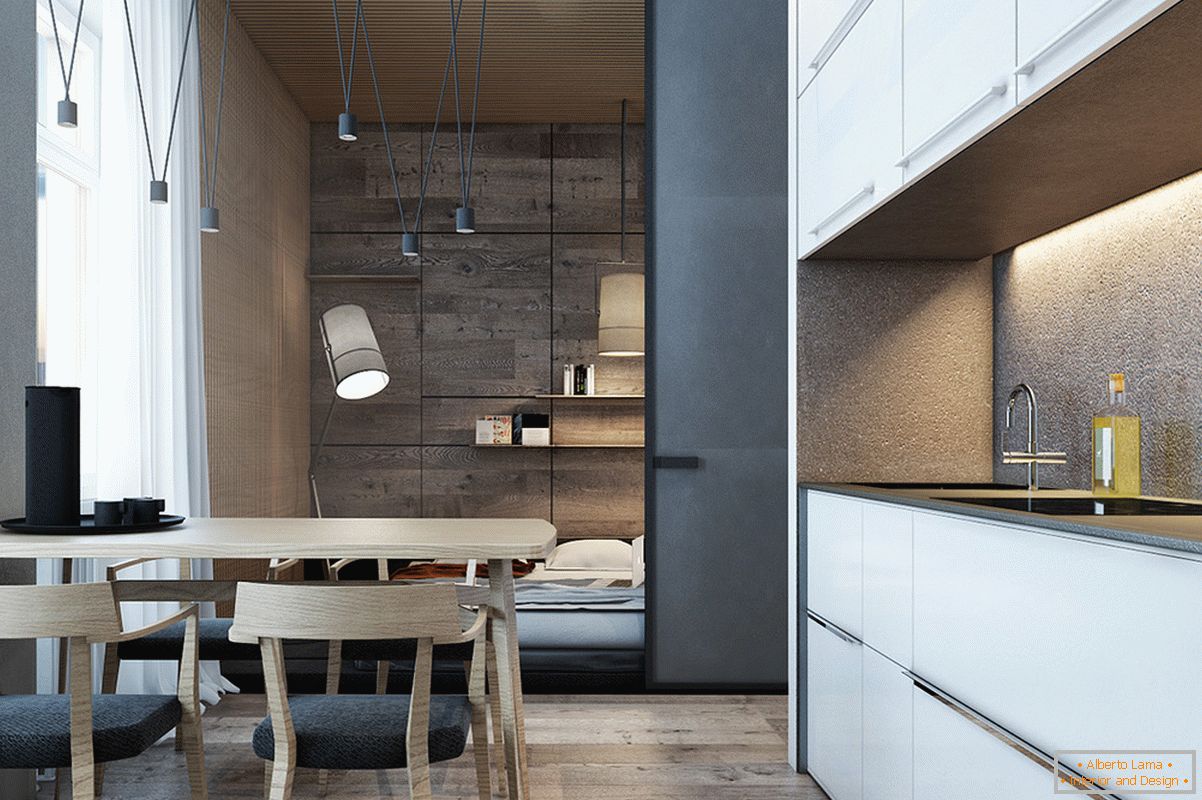 Дизайн за малък апартамент в скандинавски стил - фото 3