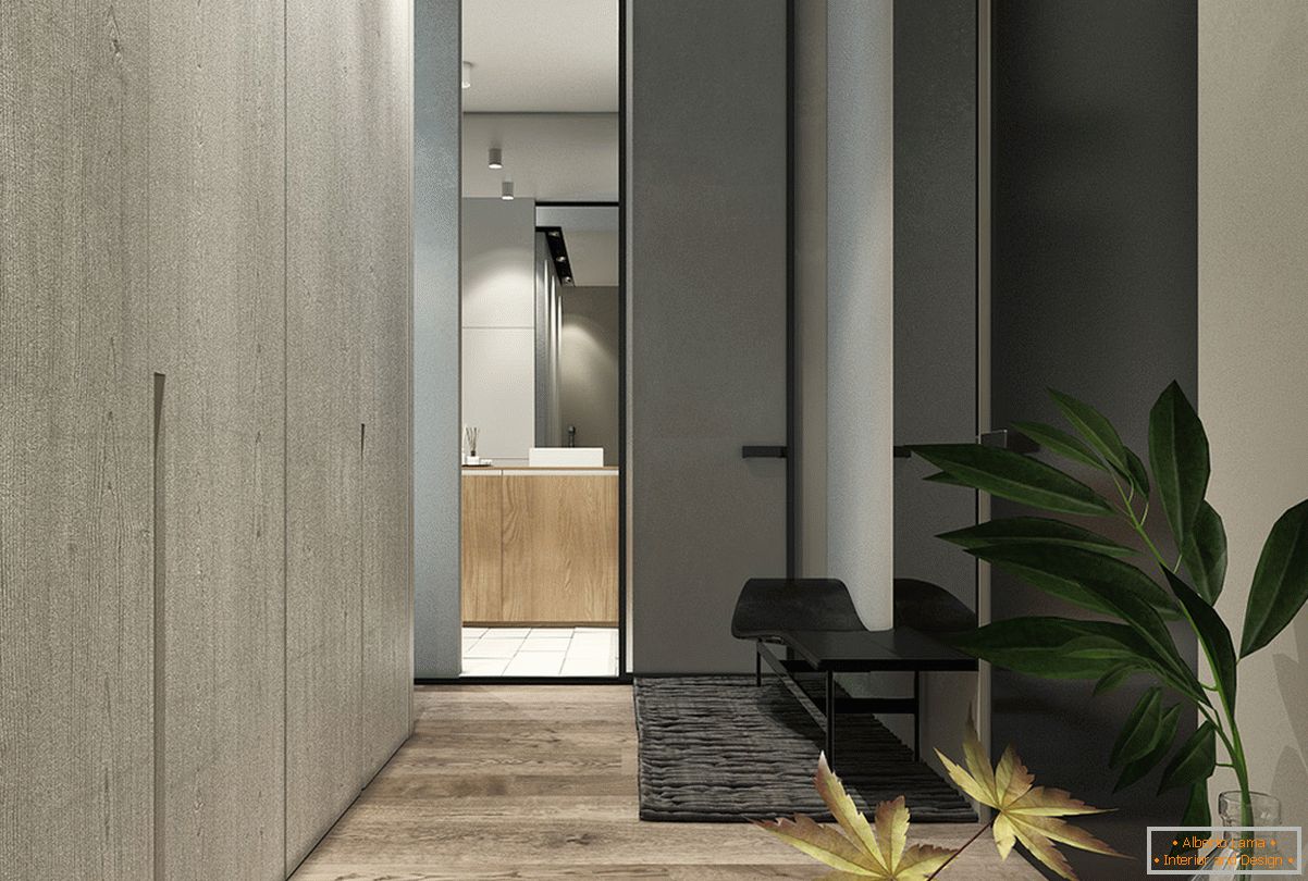Дизайн на коридор за малък апартамент в скандинавски стил - снимка 2