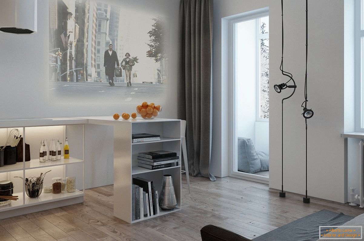Дизайн за малък апартамент в пастелни цветове - фото 5