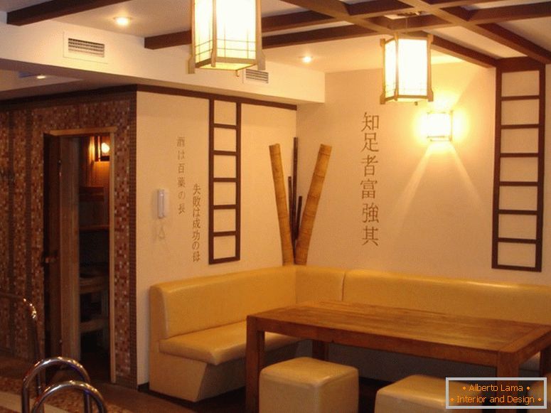 Хол в бани в японски стил