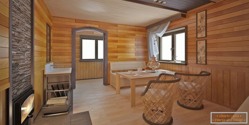 Стая за почивка в банята Art Nouveau