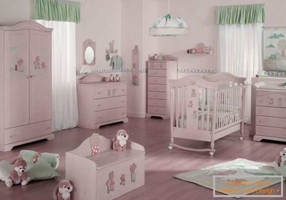 Интериор за стая на новородено бебе, снимка 47