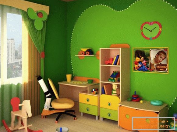 интериор на детска стая за момиче 3 лет фото