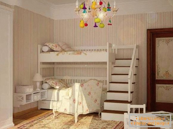 интериор на малка детска стая за две деца, снимка 57
