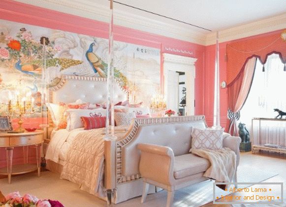 роскошный интериор на детска спалня для девочки в классическом стиле