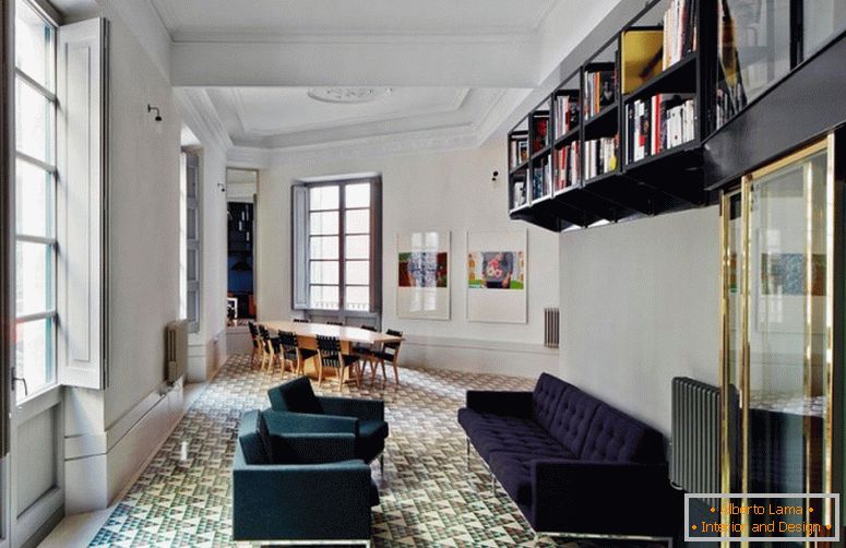 Интериорът на малък двустаен апартамент от архитектите на Дейвид Кон