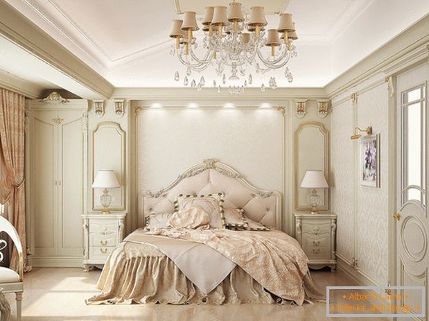 спалня в класически стил снимка