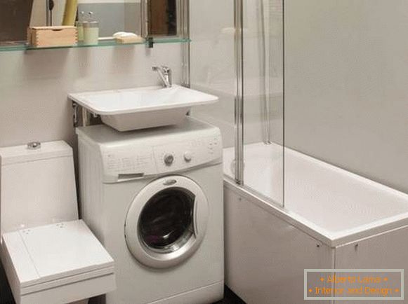 пералня в дизайна на банята, снимка 4