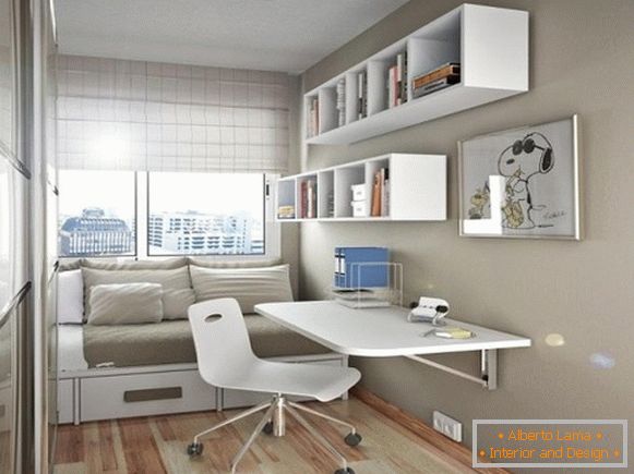 Мебели за изучаване в апартаментна снимка 7