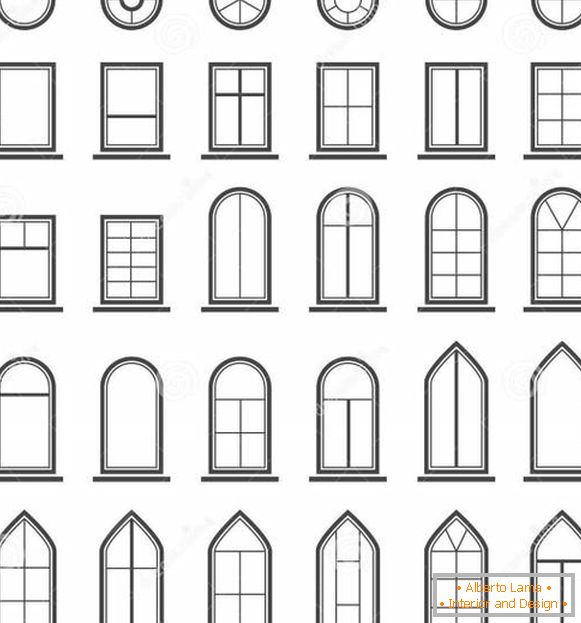 Кои прозорци са по-добре - изберете формата на прозорците за къщата