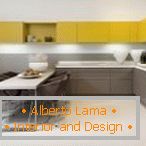 Кухненски мебели от два цвята