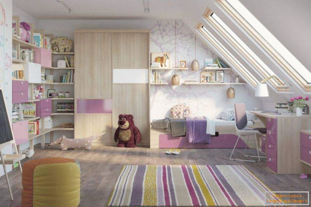 Спалня в дизайна на детската стая