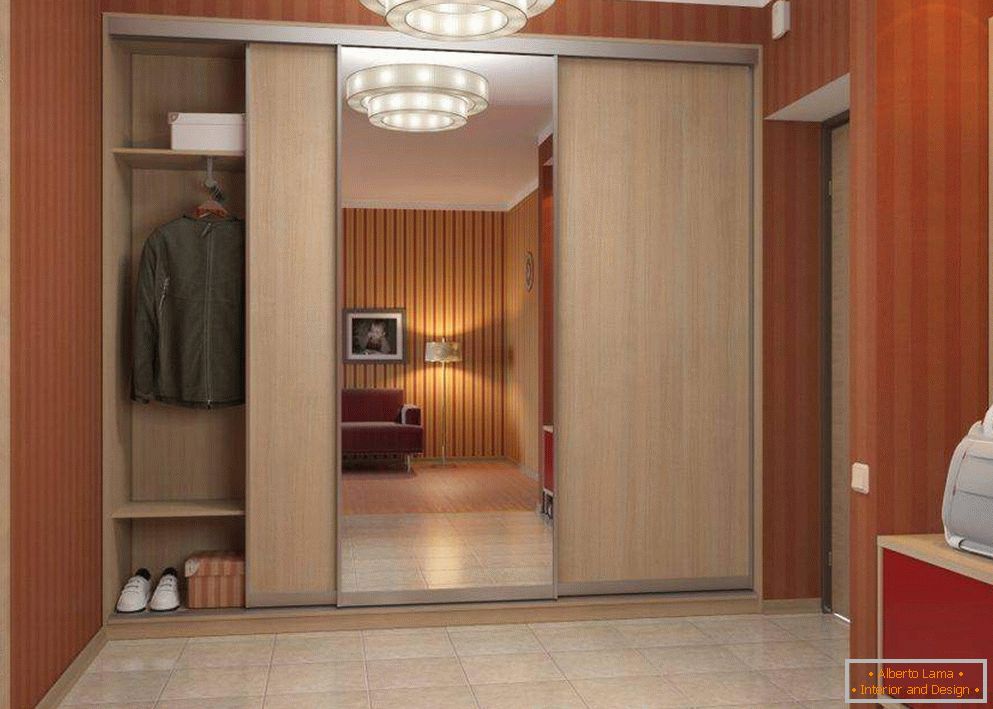 Дизайн на коридора с вграден гардероб 2016