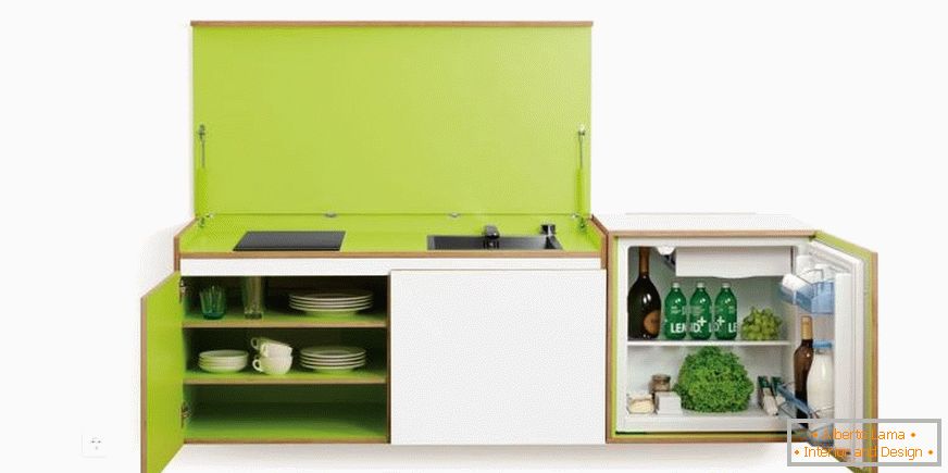 Кухненски комплект Miniki за малки апартаменти