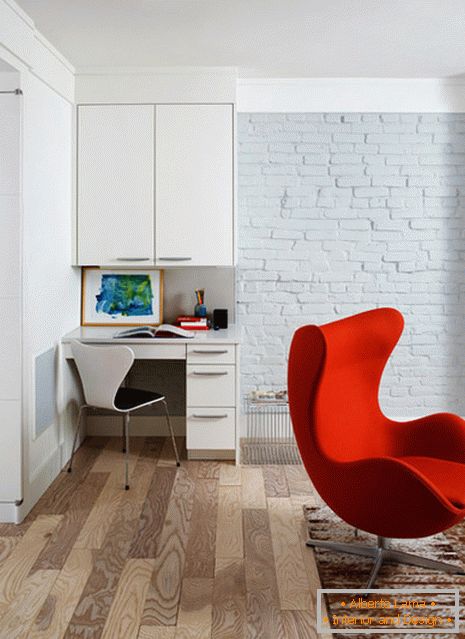 Красив интериор на малък апартамент от архитектите на Доналд Лококо