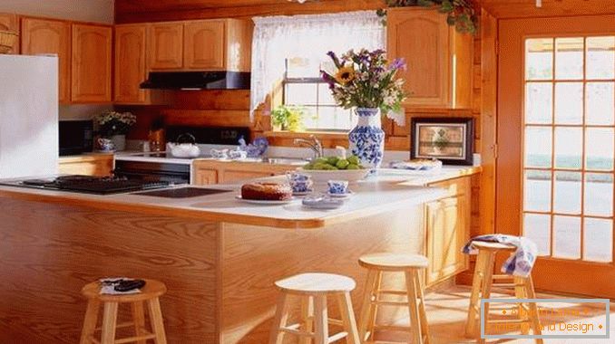 кухня от дърво с ръце в модерен стил, снимка 3